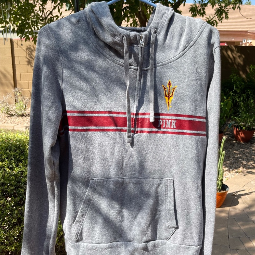 Victoria’s Secret PINK ver-the-head Hoodie. #ASU
